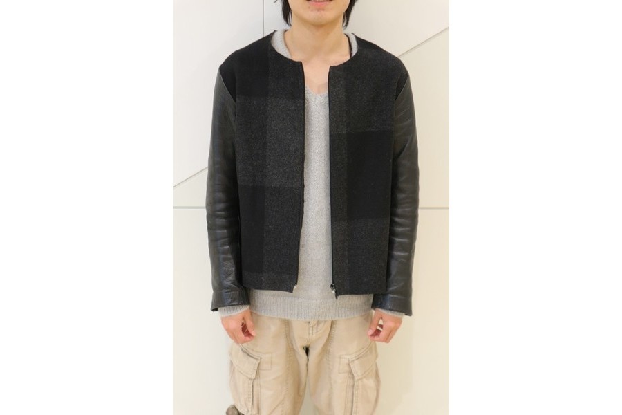 SUNSEA/サンシー】メルトンレザージャケットのご紹介[2019.11.12発行