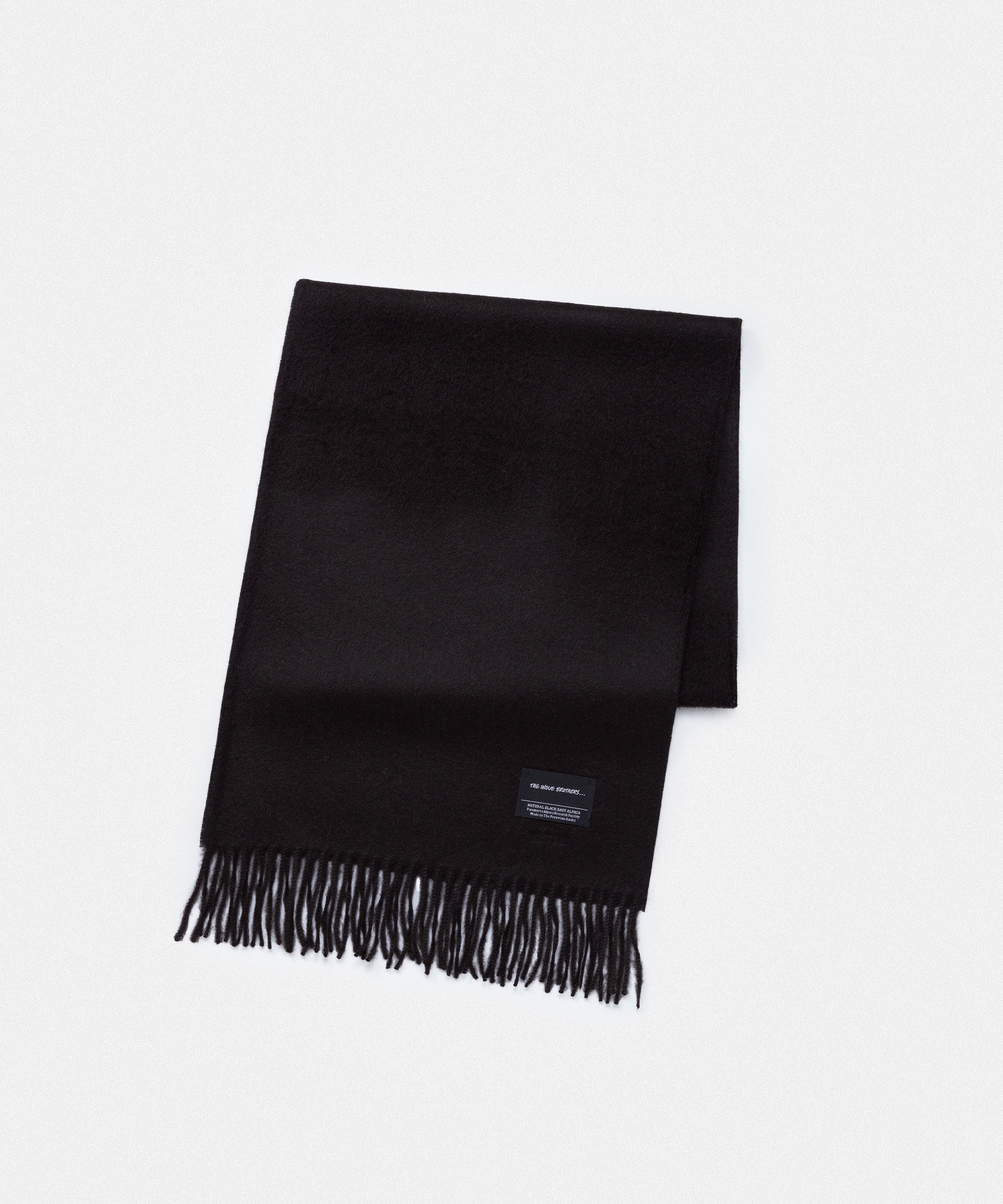 Brushed Scarf / Pure Black – The Inoue Brothers
