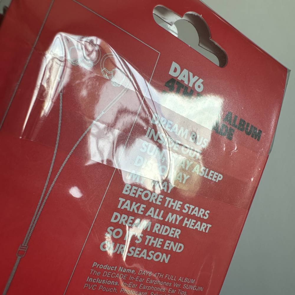 DAY6 THE 4TH FULL ALBUM 'THE DECADE' - IN-EAR EARPHONES VERSION