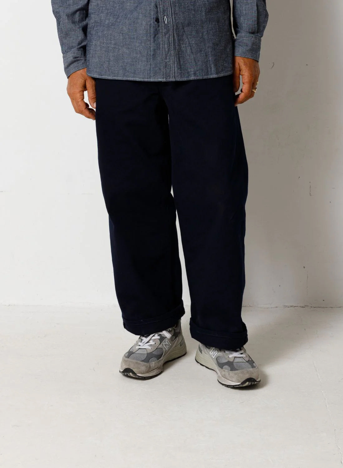 Nigel Cabourn Navy Chino Pants | The Merchant Fox
