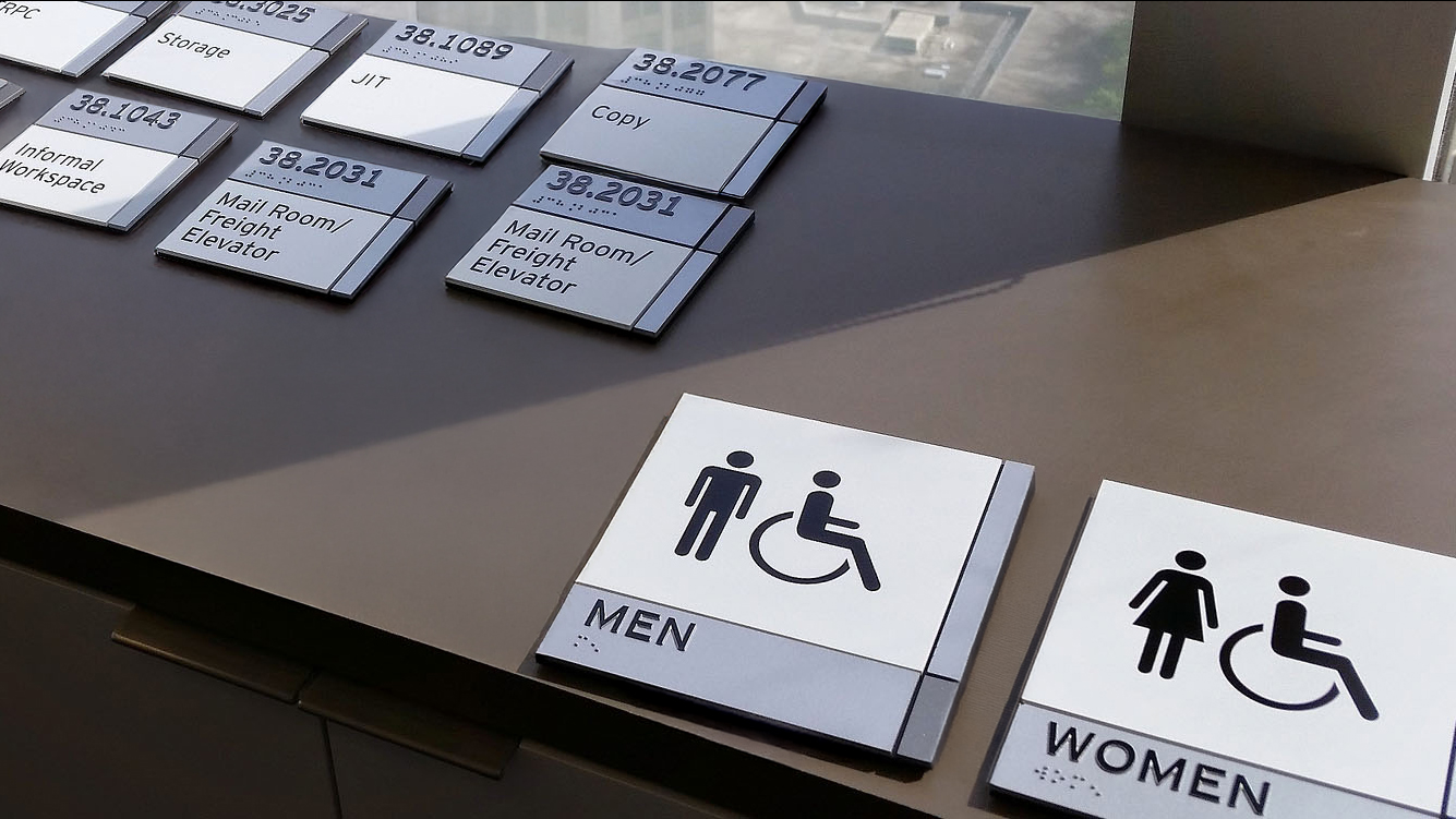 ADA Signs Charlotte, NC | Custom ADA Compliant Restroom Signs