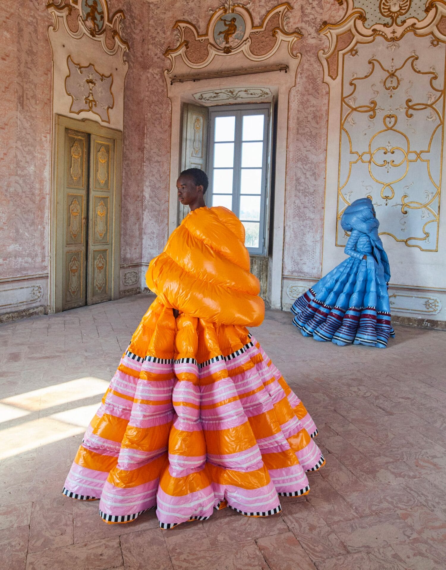 Dramatically Sweeping Dresses by Pierpaolo Piccioli Resemble