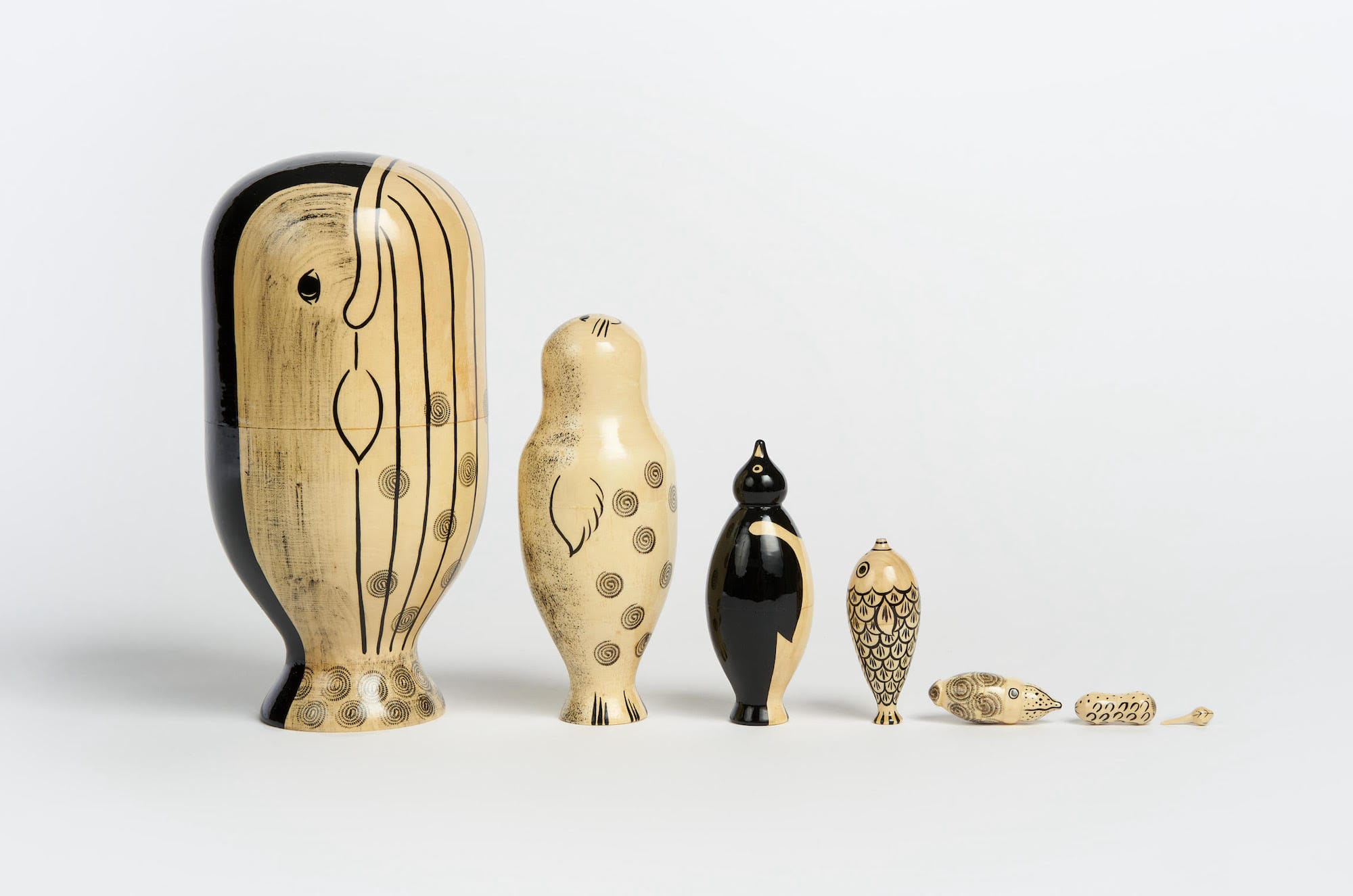 Delightful Wooden Nesting Dolls by COMPANY Playfully Reimagine