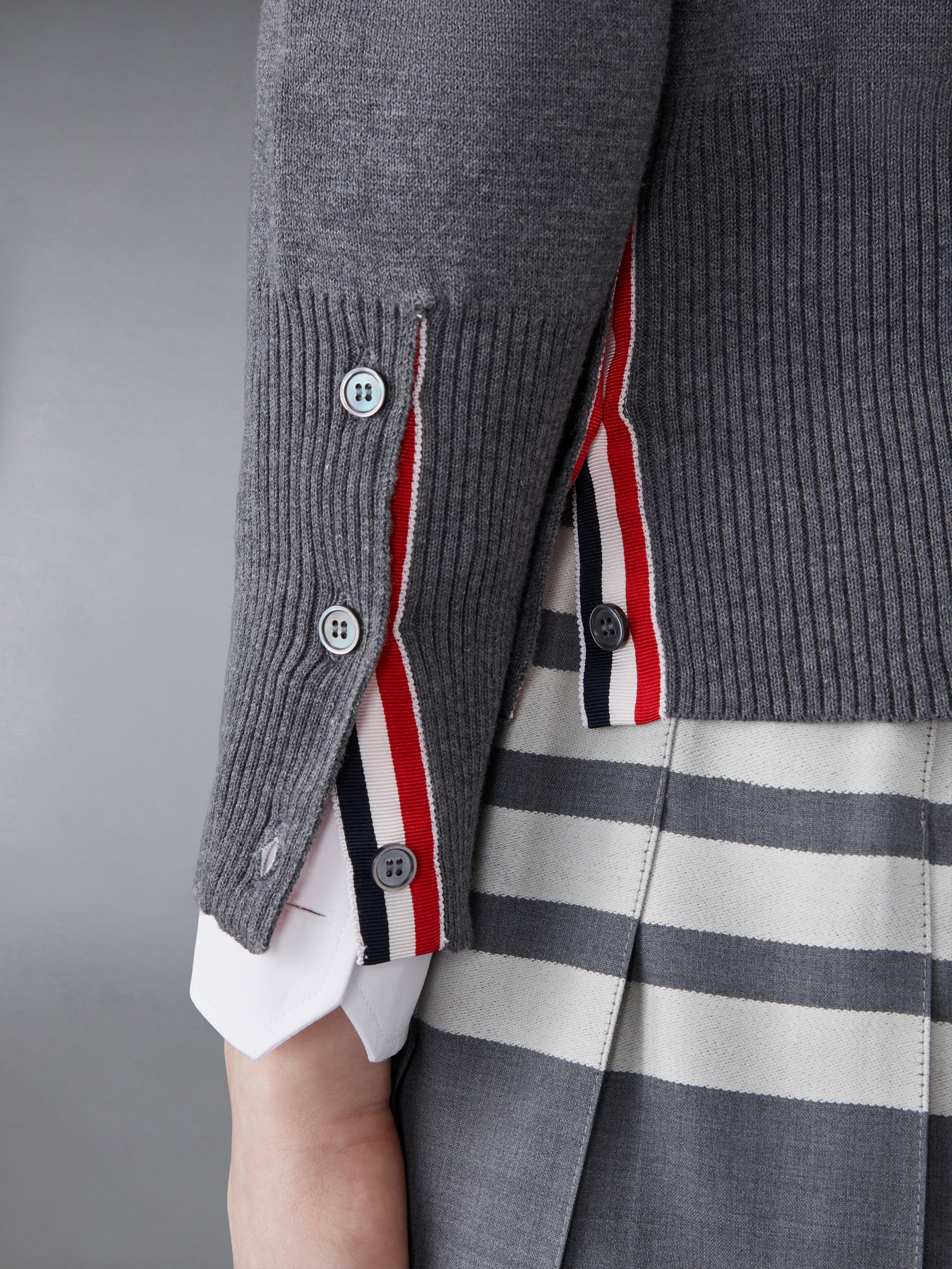 コットン4BARクラシックミラノステッチプルオーバー | Thom Browne