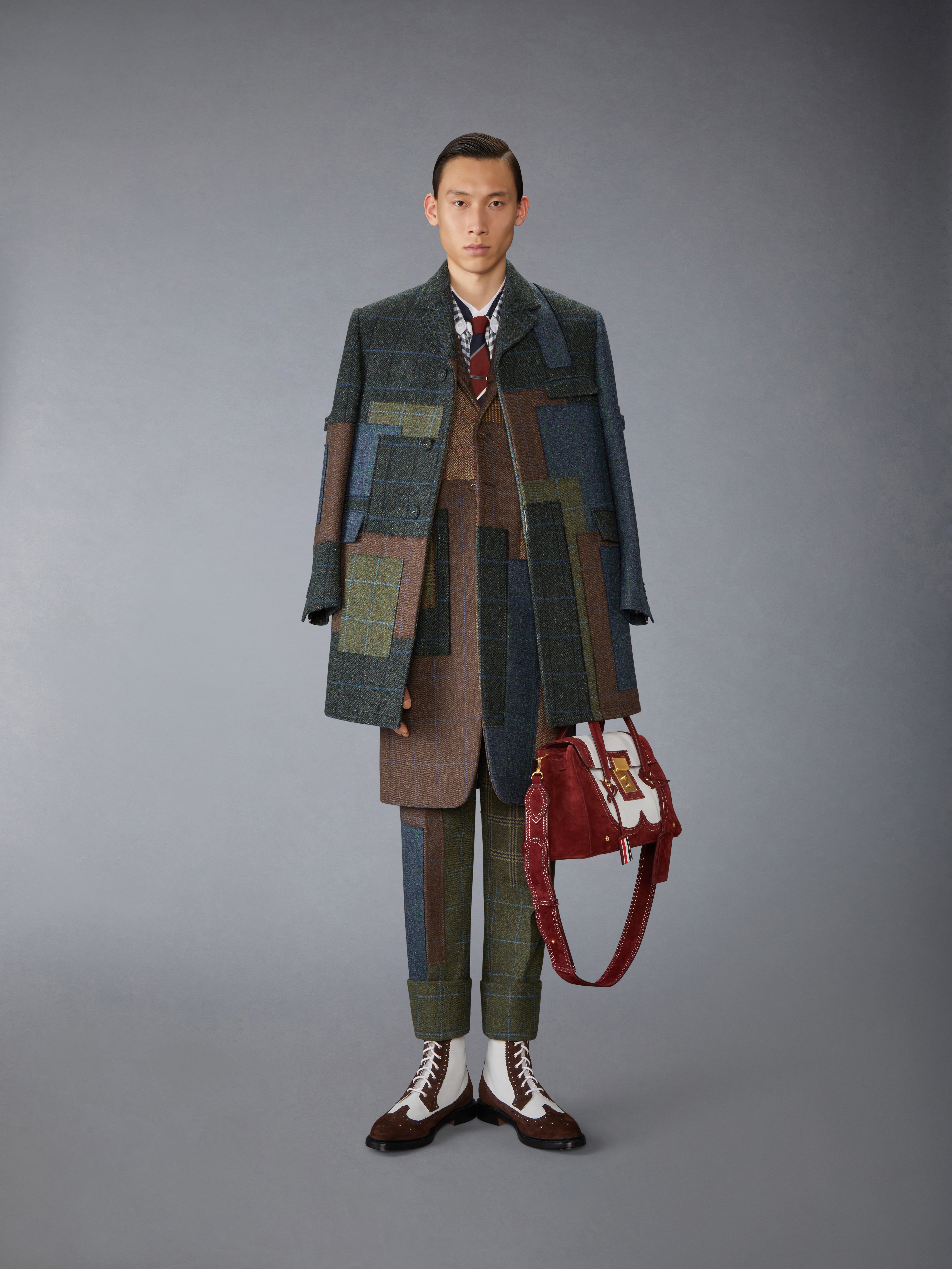 Hunting Tweed Armbabd Sportcoat | Thom Browne