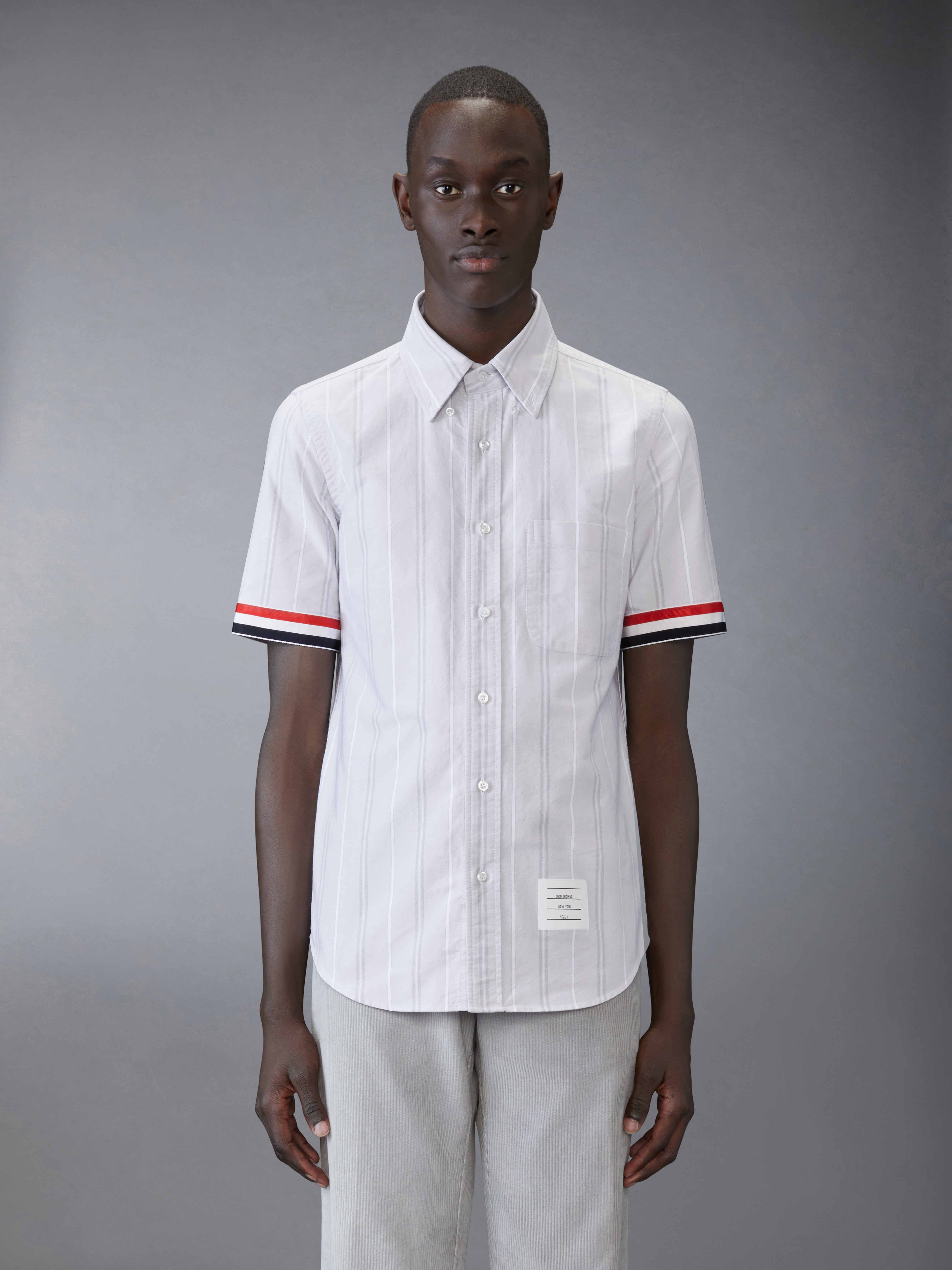 Browne Thom | White Full-Zip FARFETCH ThomBrowne シャツ