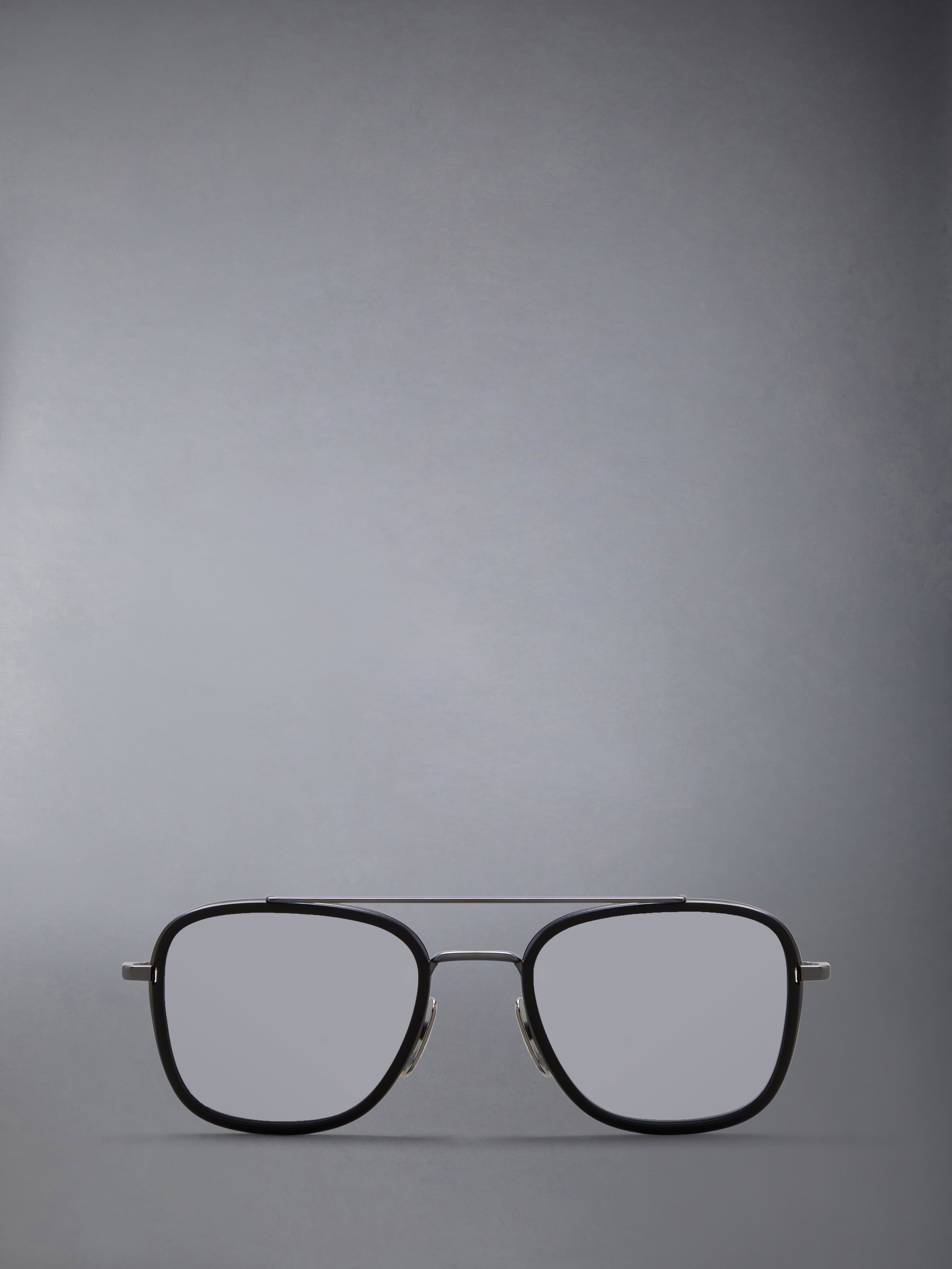 Acetate And Titanium Rectangular Aviator Sunglasses | Thom Browne