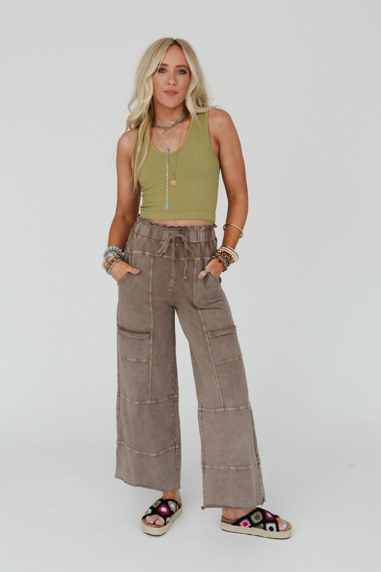 Lucky One Wide Leg Full Pant — Three Bird Nest