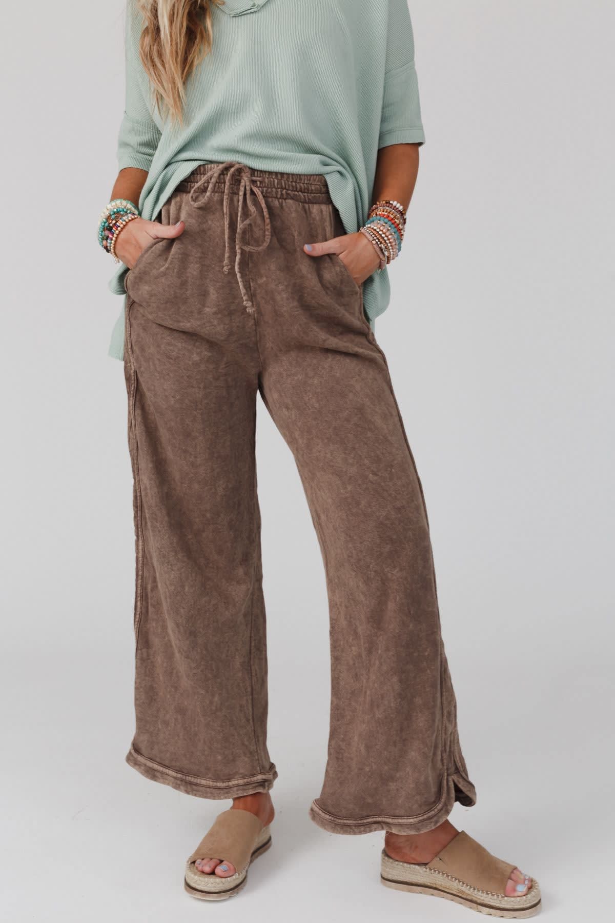 So Comfy Wide Leg Pant Full Length — Three Bird Nest