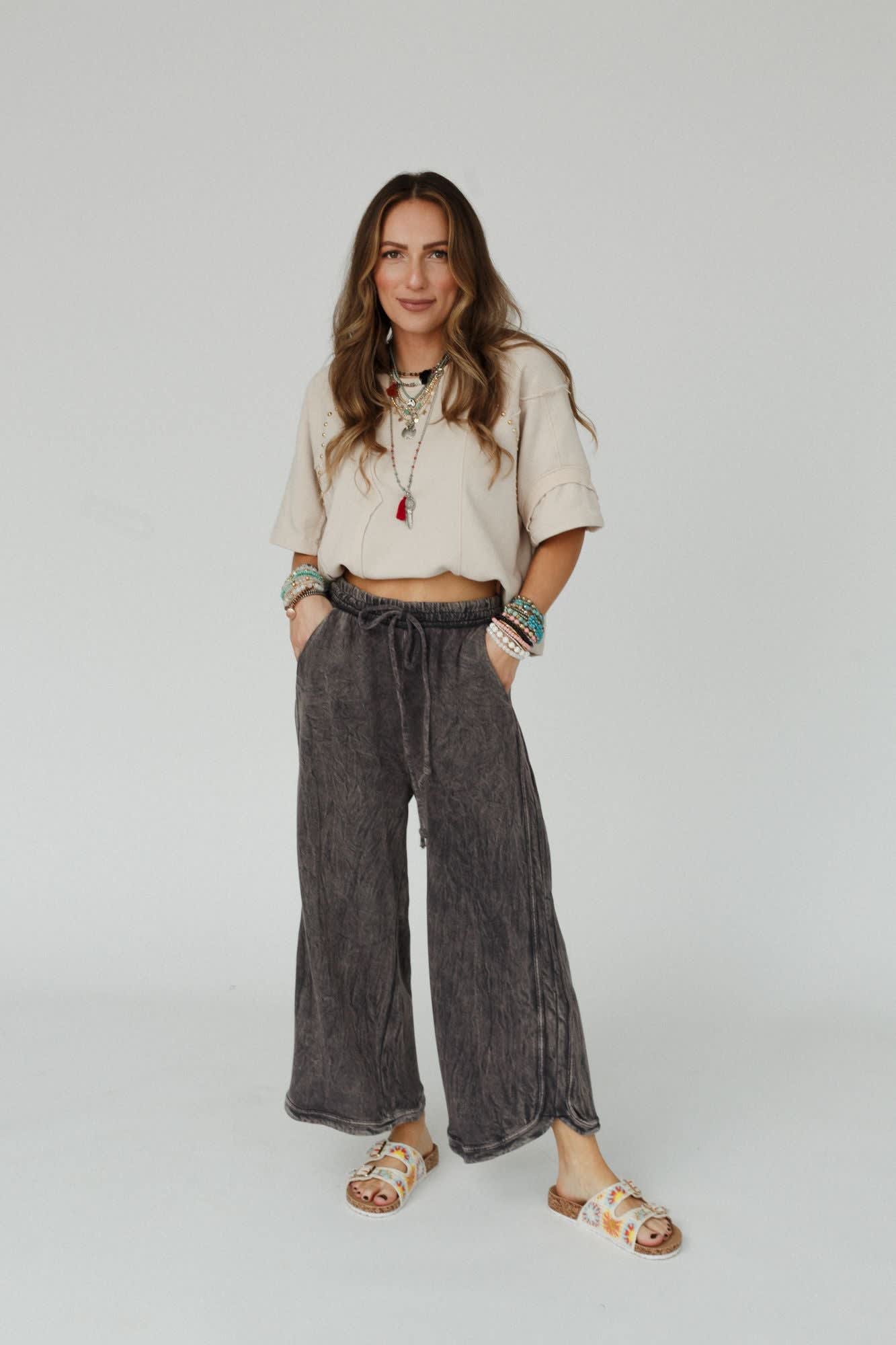 The Nest So Comfy Wide Leg Pant Petite Length — Three Bird Nest