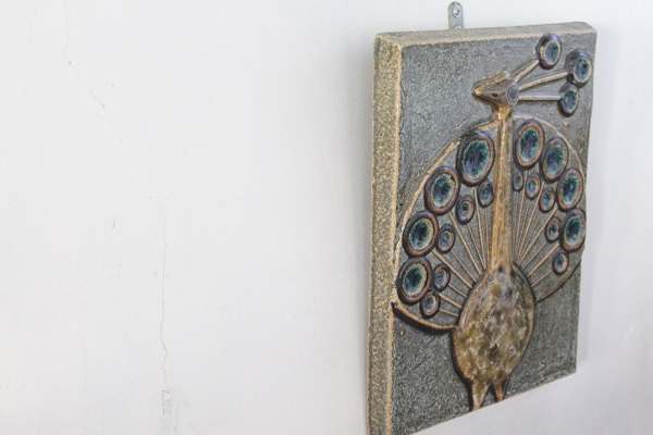 Soholm スーホルム 陶板（くじゃく） / Joseph Simon