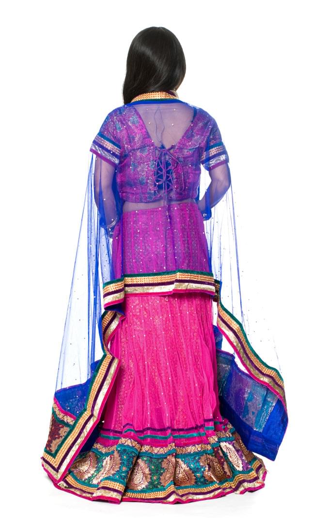 送料無料 パーティードレス コスプレ ウェディング (1点物)インドの