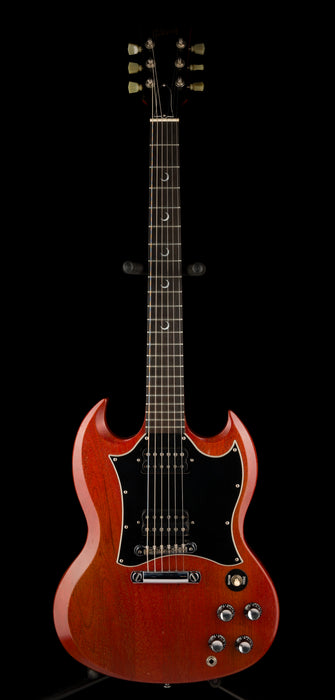 Pre Owned 2002 Gibson Crescent Moon SG Special Faded Cherry With