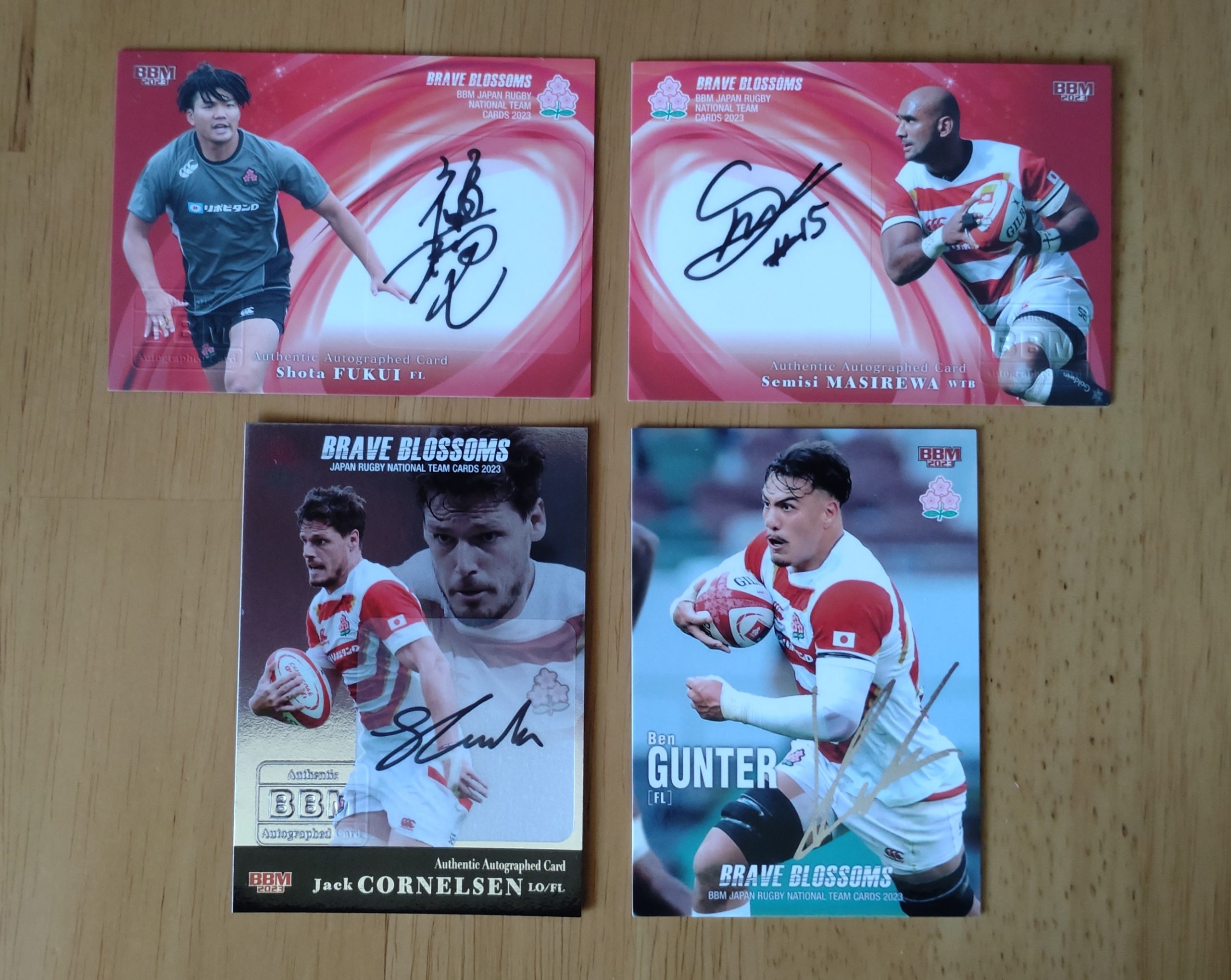 お宝【限定・2枚セット】ラグビー日本代表 サイン入りティーシャツ