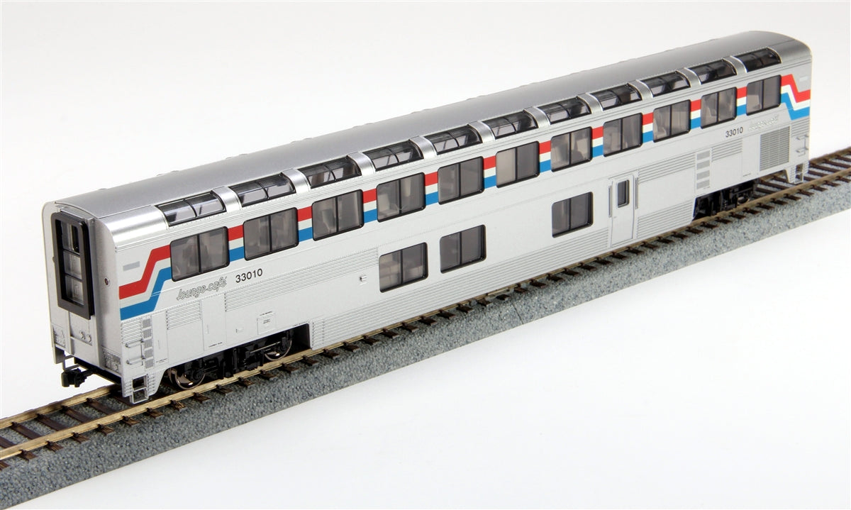 Kato 35-6062 HO Scale Amtrak Superliner Lounge - Phase III #33010