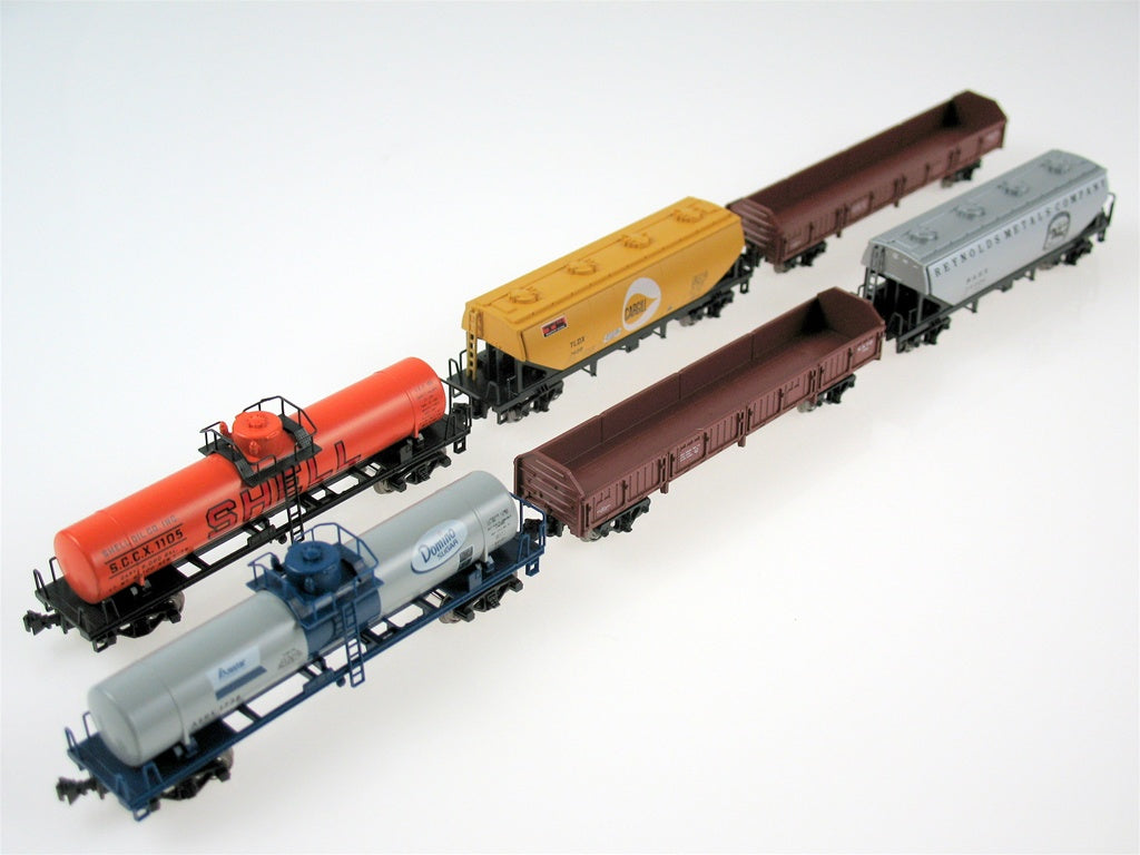 Kato 106-6275 N Mixed Freight Train Set (Set of 6) – Trainz