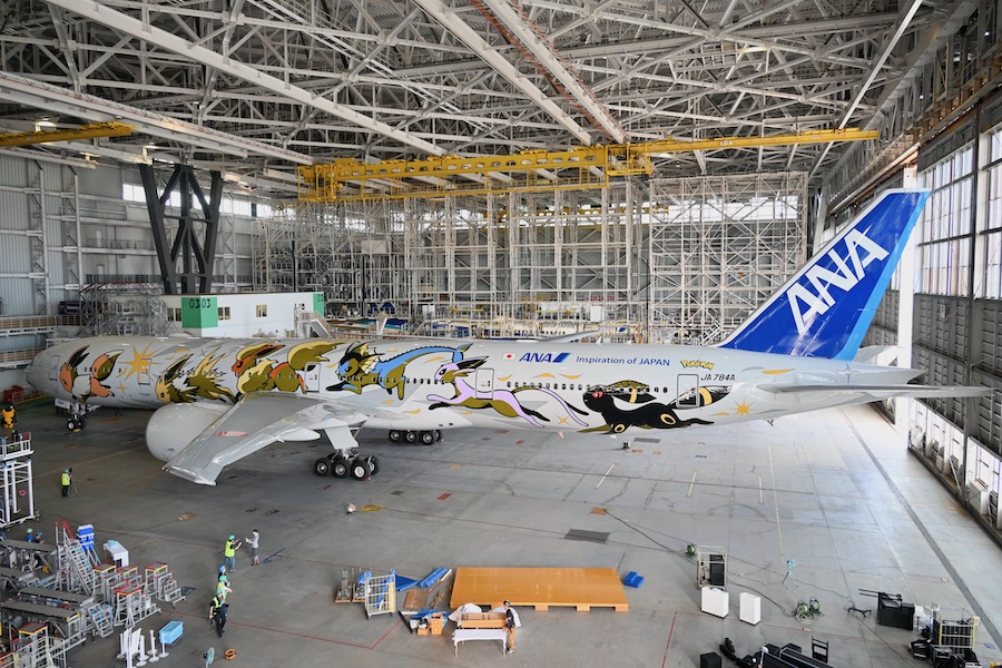 ANAの新ポケモン塗装機「イーブイジェットNH」外観レポート 2028年頃