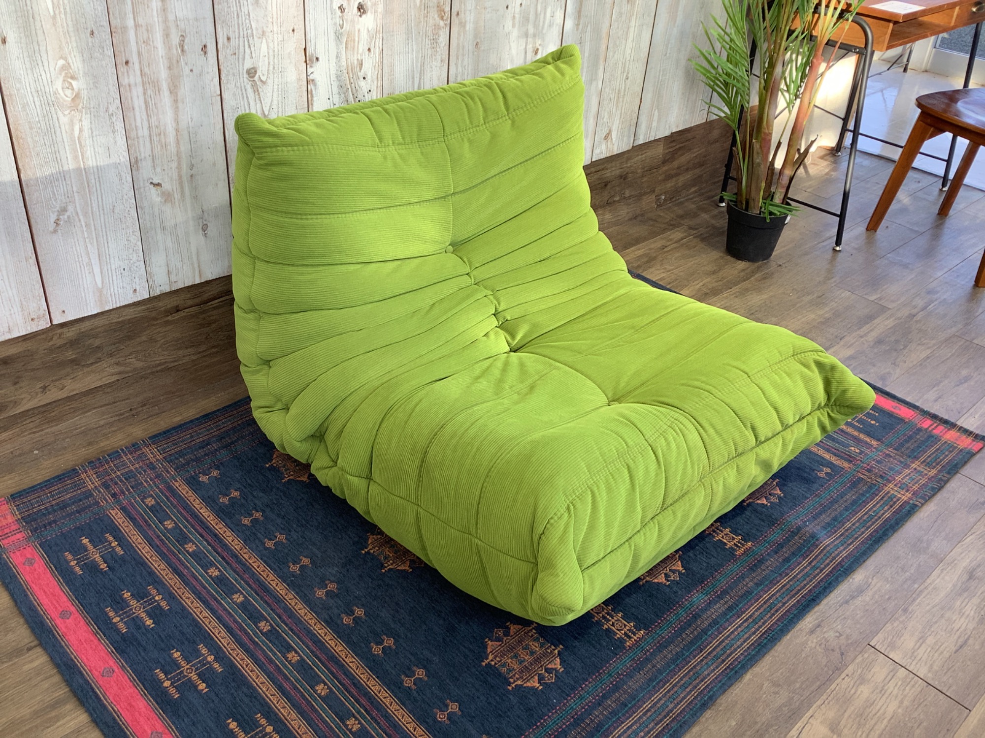 mmm、他の方はお断りします】正規品 ロゼ トーゴ 1Pソファ グリーン