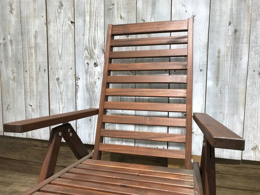 貴方のアウトドアライフに。IKEA 折りたたみリクライニングチェアをご