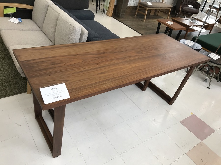 専用④】ACTUSのダイニングテーブルソファ4点セット:オットマン ACTUS