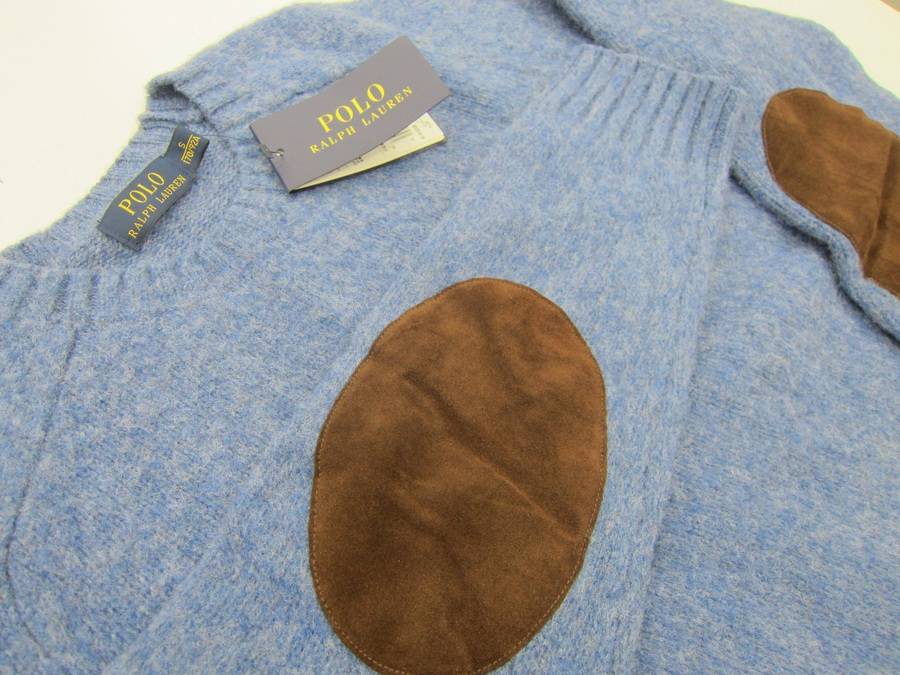 ポロラルフローレンのエルボーパッチニットのご紹介です♪【横浜鶴見店