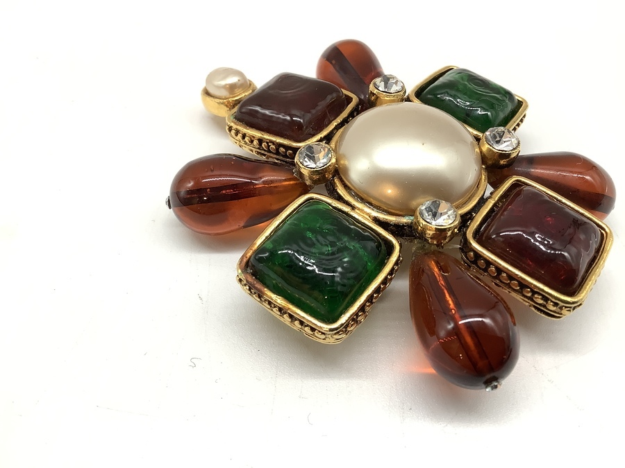 CHANEL シャネル ハンガーモチーフ ブローチ 02P グリポア