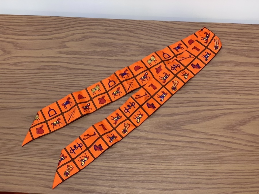 スマホで購入】HERMES(エルメス)ツイリースカーフ「馬着」が買取入荷