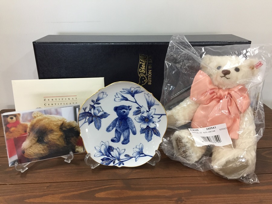 日本限定1000体！！MEISSEN×Steiff プレート＆ぬいぐるみが買取入荷