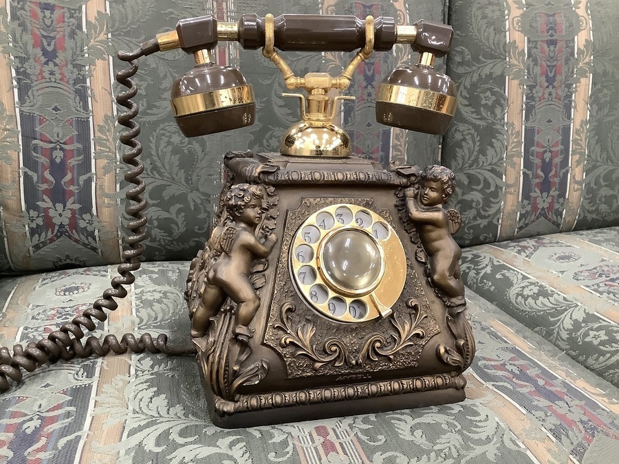 1930年代】アンティーク 真鍮電話機 雑貨 インテリア お洒落 おしゃれ