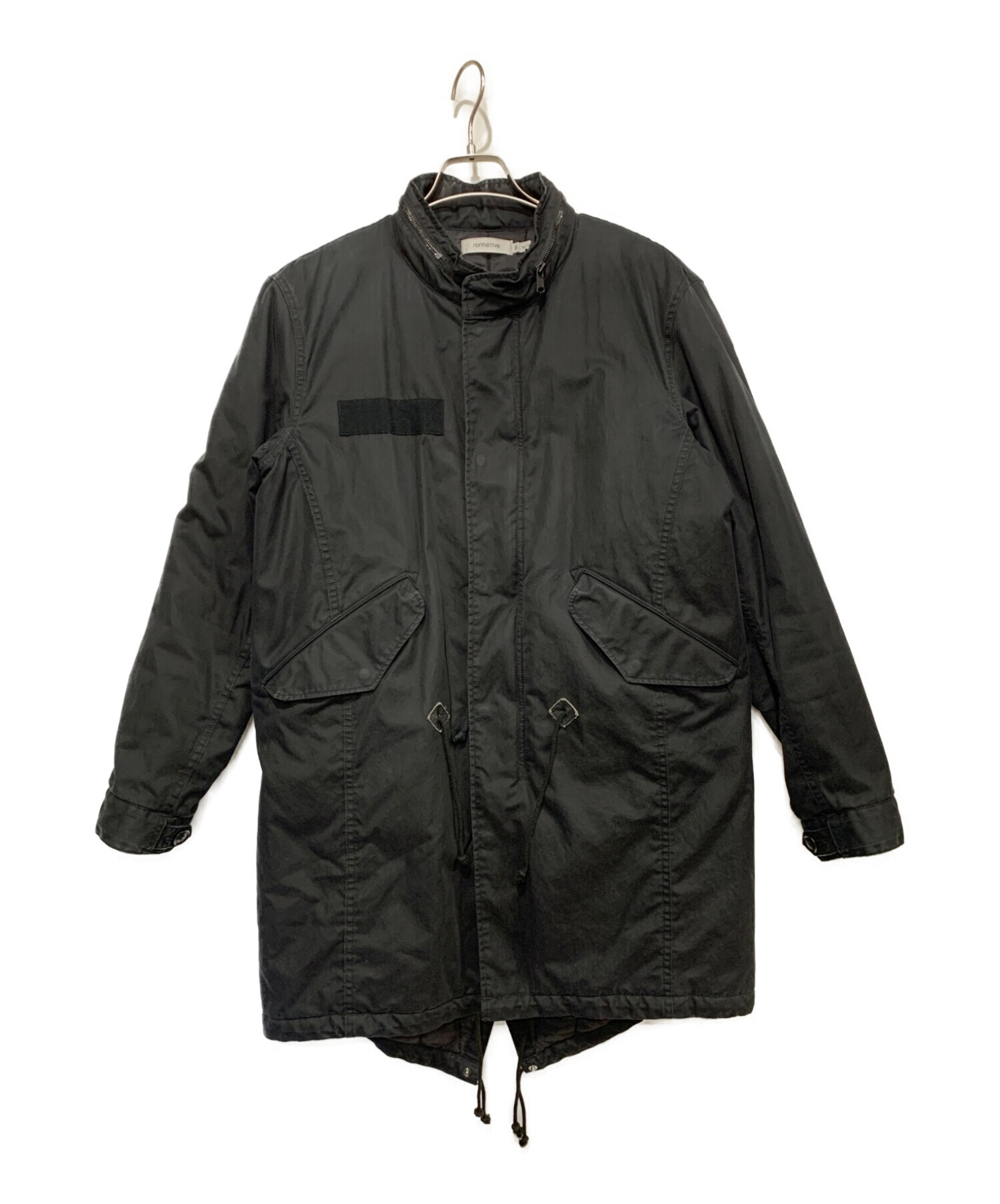 24AW nonnative NN-J4518 ブラック モッズコート TROOPER COAT P/N