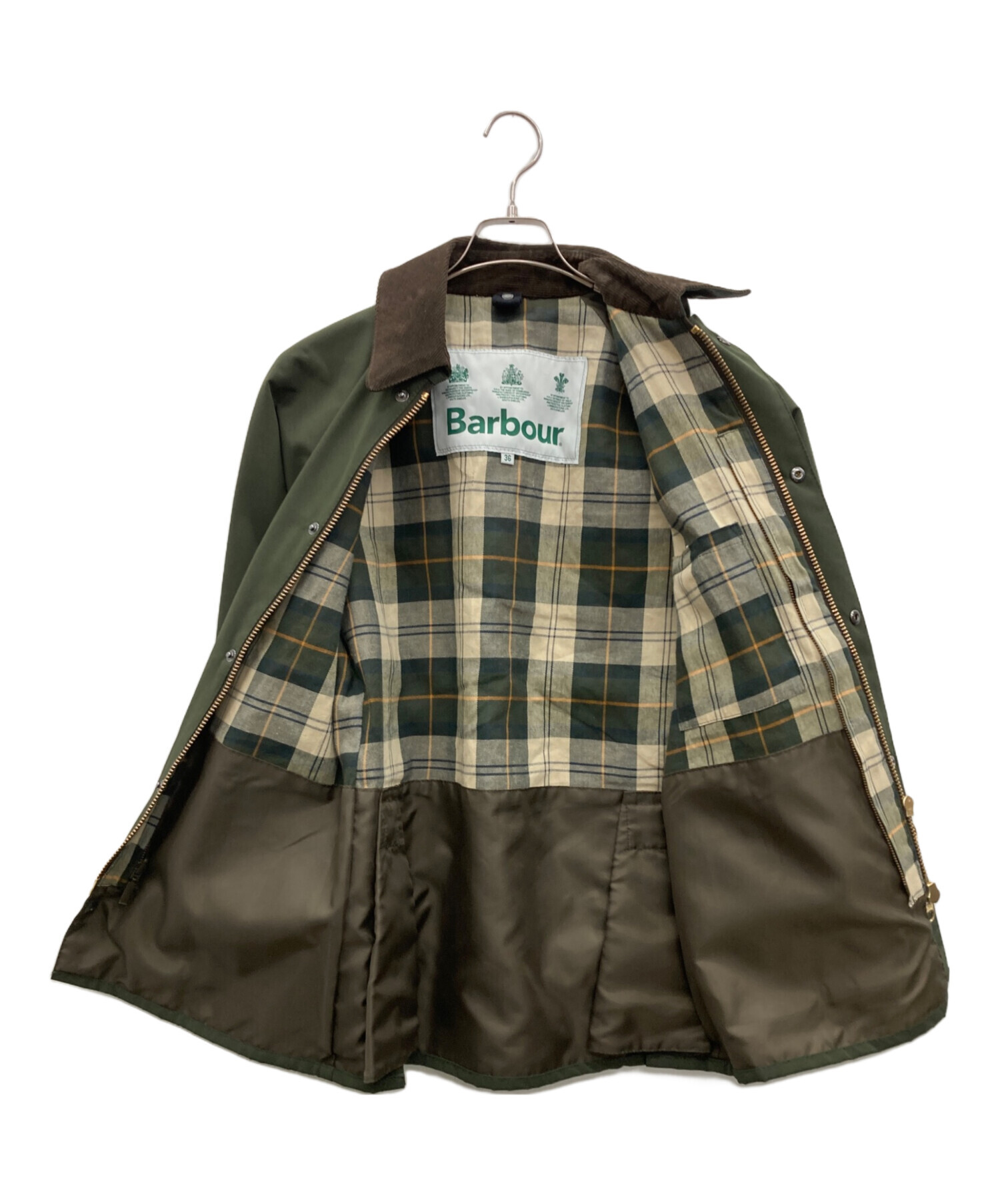 中古・古着通販】Barbour (バブアー) ジャケット オリーブ サイズ:36