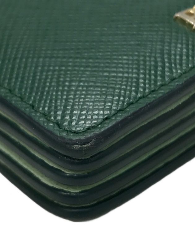 中古・古着通販】PRADA (プラダ) サフィアーノ レザー カードケース