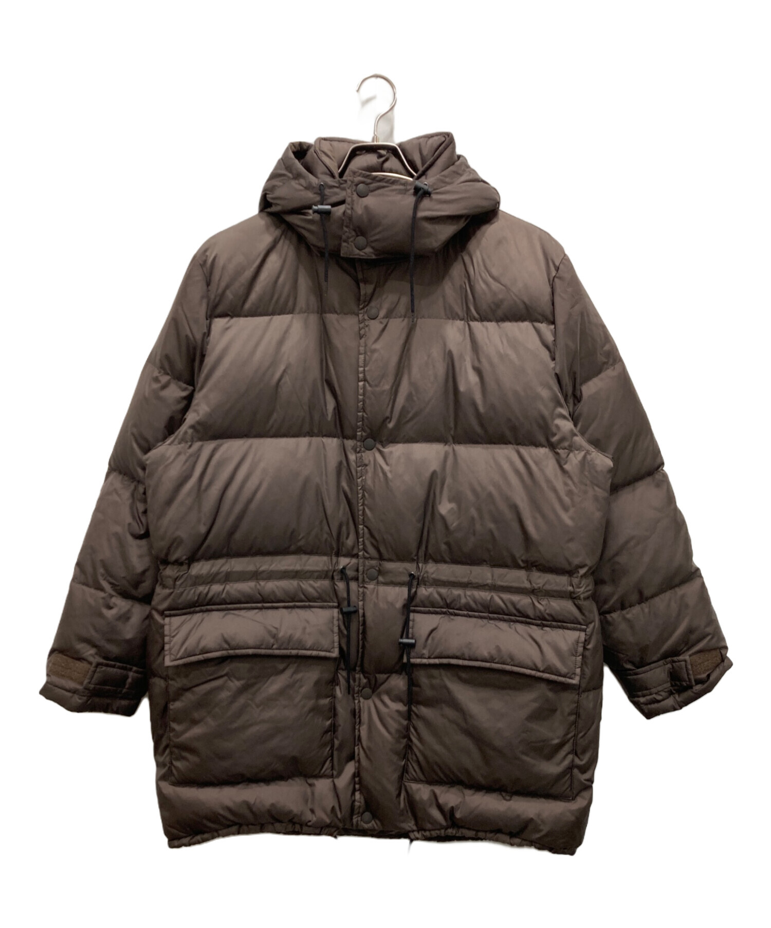 中古・古着通販】UNUSED (アンユーズド) Hooded Down Jacket ブラウン
