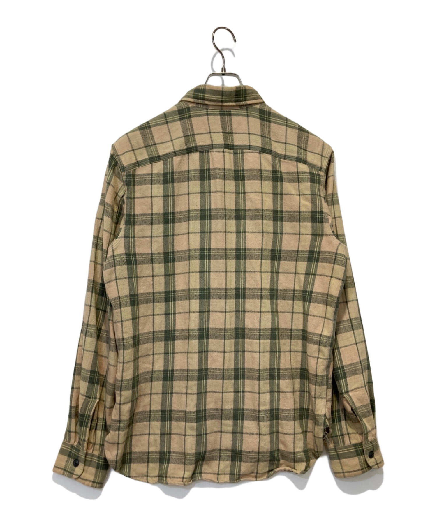 中古・古着通販】RRL (ダブルアールエル) チェックシャツ グリーン