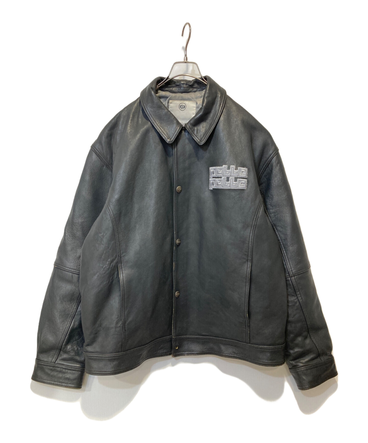 中古・古着通販】pellepelle (ペレペレ) バック刺繍レザージャケット