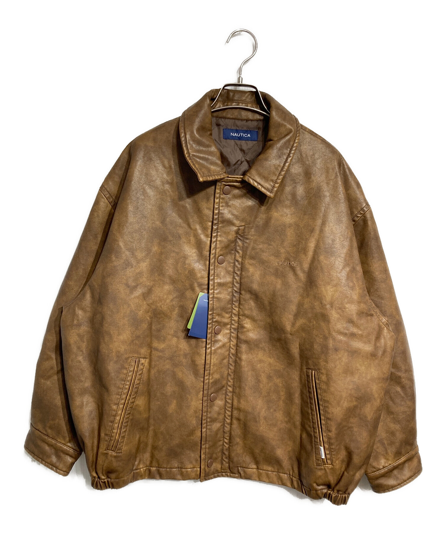 中古・古着通販】NAUTICA (ノーティカ) ムラ加工フェイクレザー