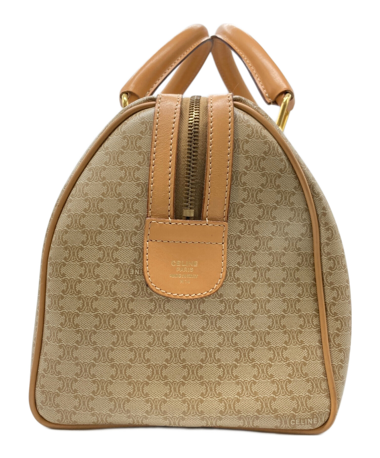 セリーヌ セリーヌ ♪CELINE セリーヌ ボストンバッグ マカダム柄 PVC