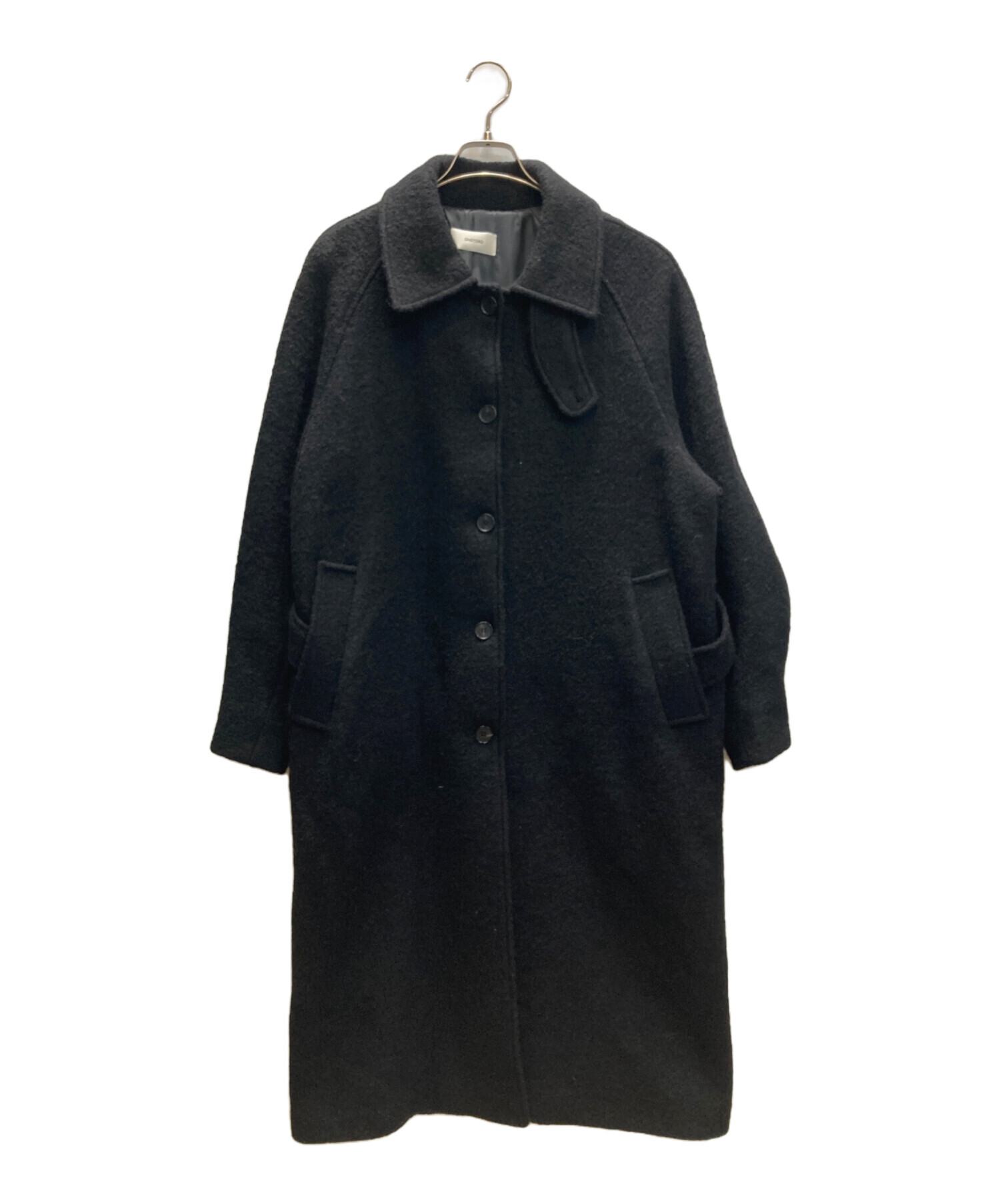 中古・古着通販】OHTORO (オオトロ) Tangled Alpaca Coat ブラック