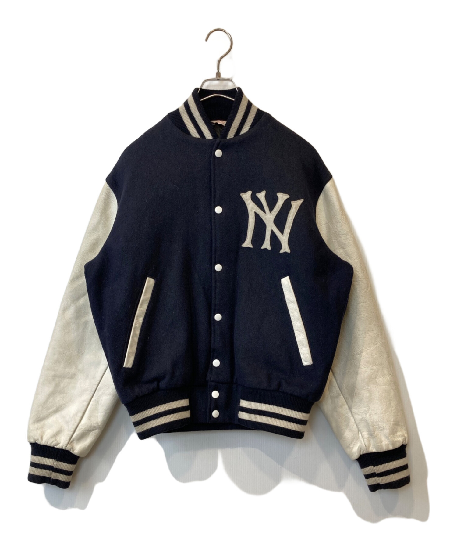 中古・古着通販】EMPIRE (エンパイア) ウールスタジャン ネイビー