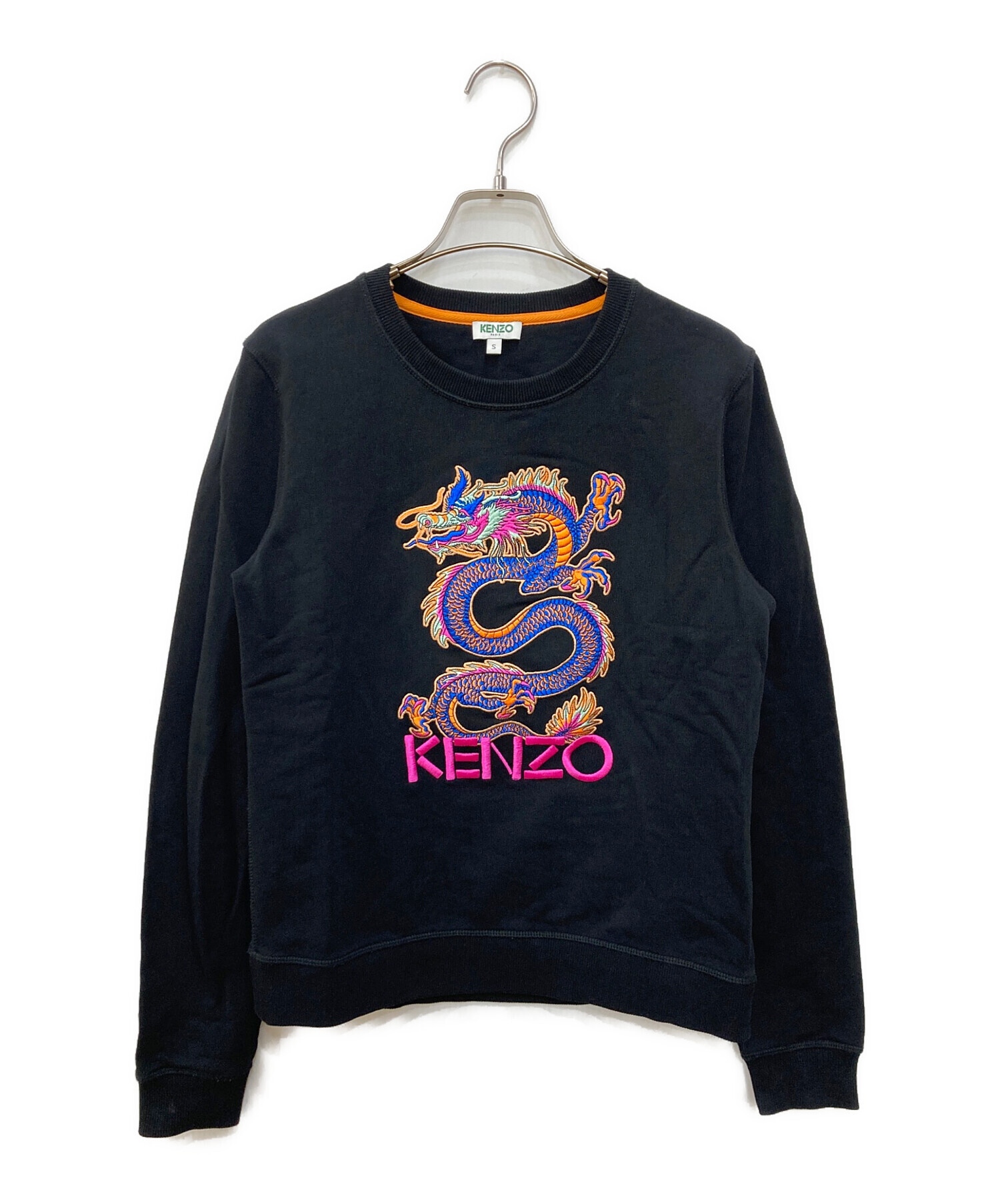 中古・古着通販】KENZO (ケンゾー) ドラゴン刺繍スウェット ブラック
