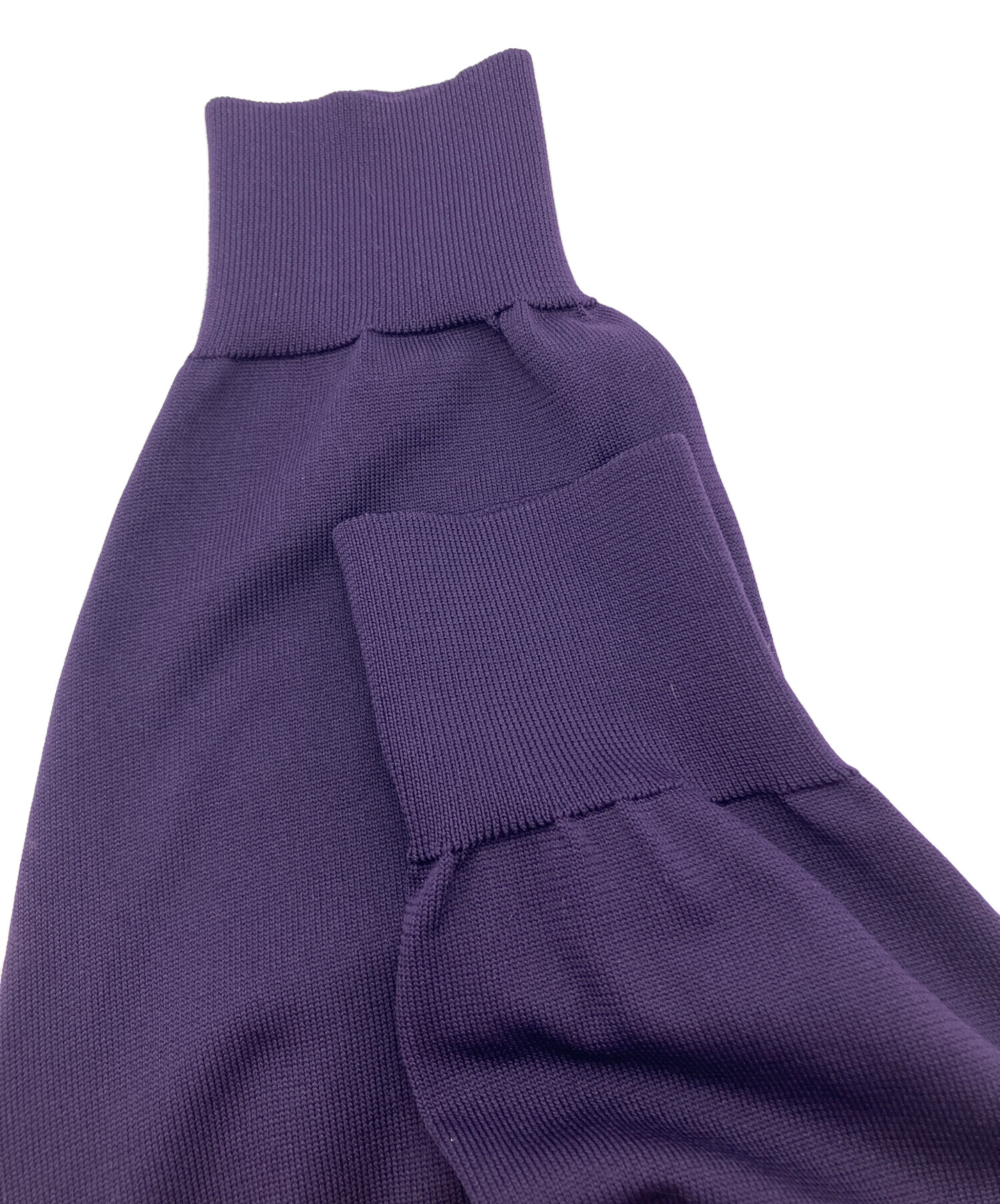 中古・古着通販】KOLOR (カラー) 22SS Pe強撚天竺ニット パープル