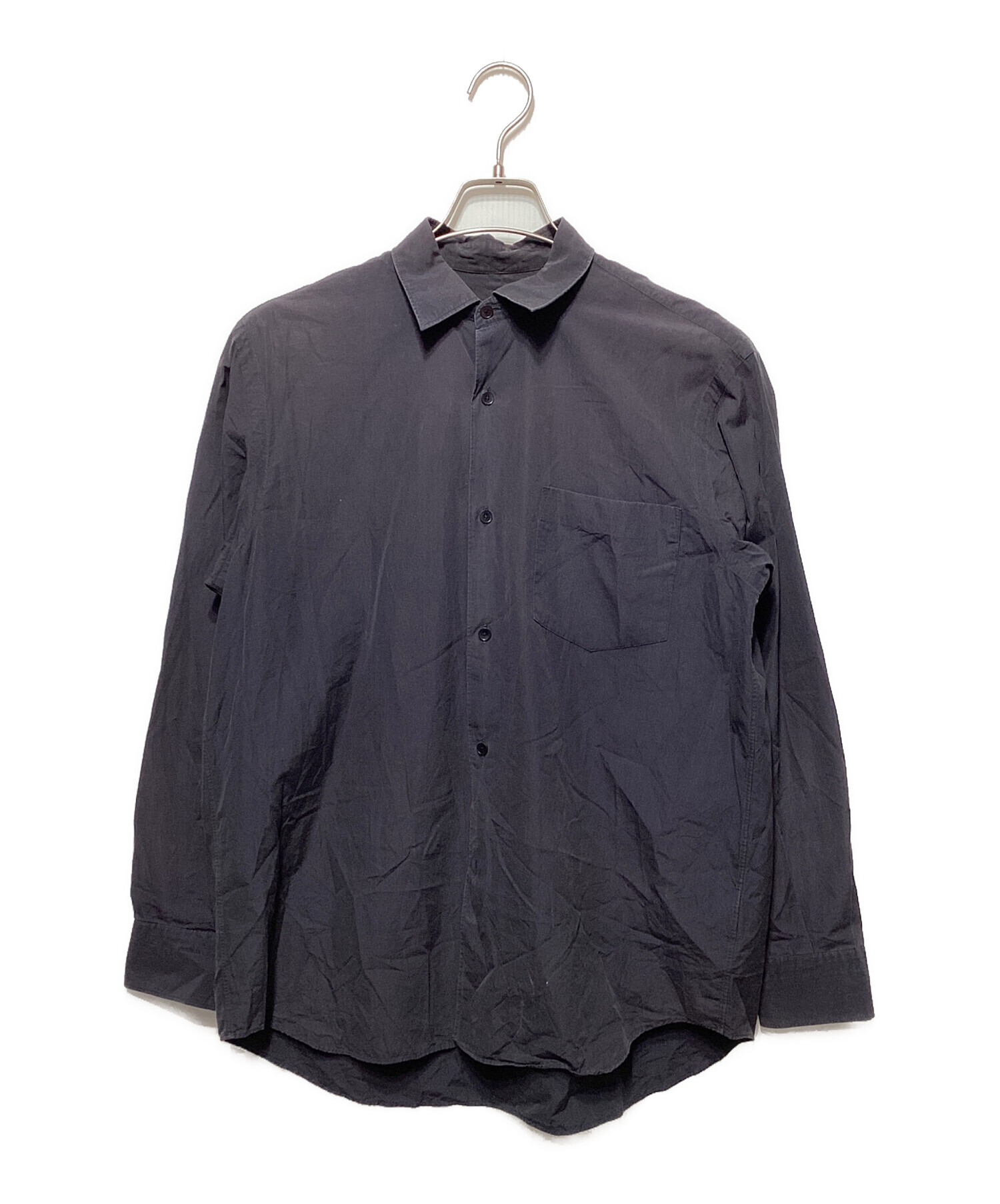 中古・古着通販】COMOLI (コモリ) コモリシャツ ネイビー サイズ:1