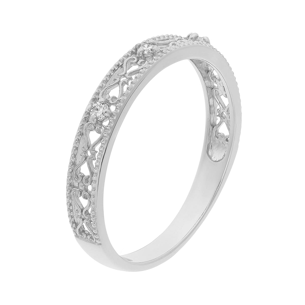 K10ホワイトゴールドダイヤモンドリング(RFR953)|TSUTSUMI（ジュエリー