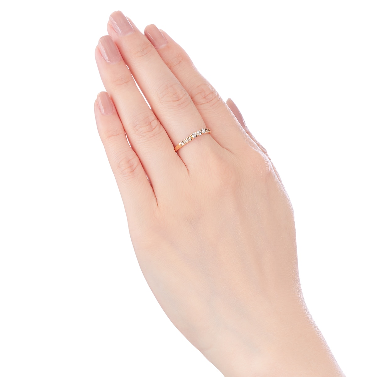 K10イエローゴールドダイヤモンドリング(RFR202-001)|TSUTSUMI