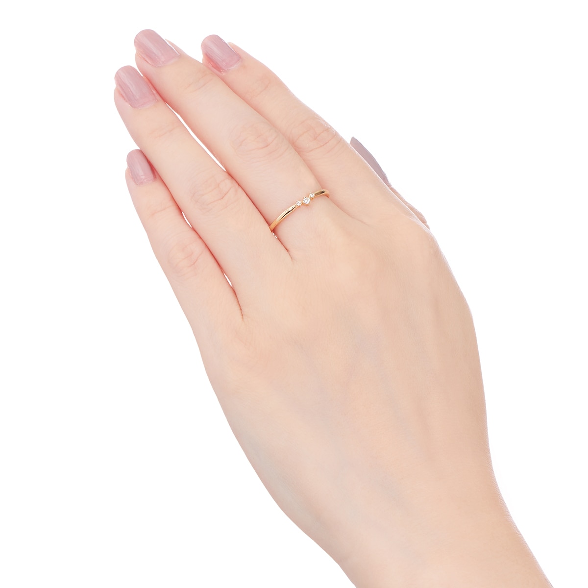 K10イエローゴールドダイヤモンドリング(RFR721-001)|TSUTSUMI