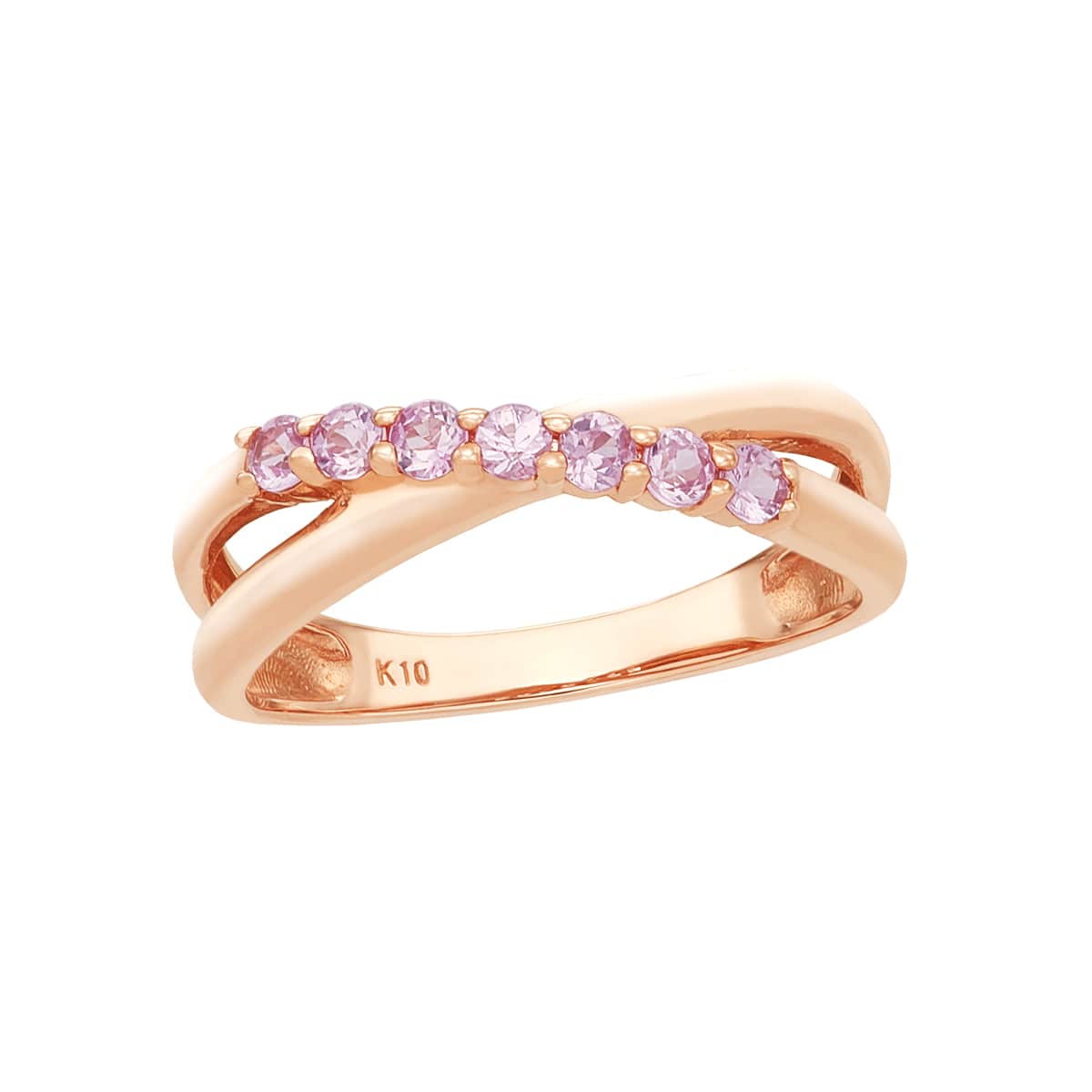 K10イエローゴールドエメラルドリング（ピンキーリング）(RFR968