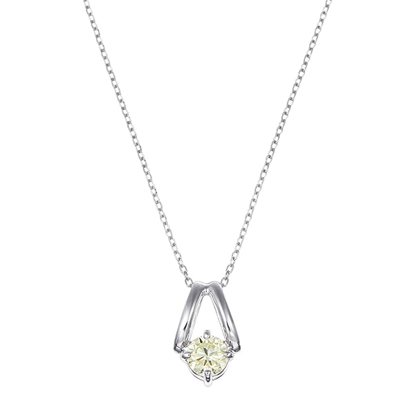 プラチナ鑑定書付ダイヤモンドネックレス（0.21カラット）(RKP111