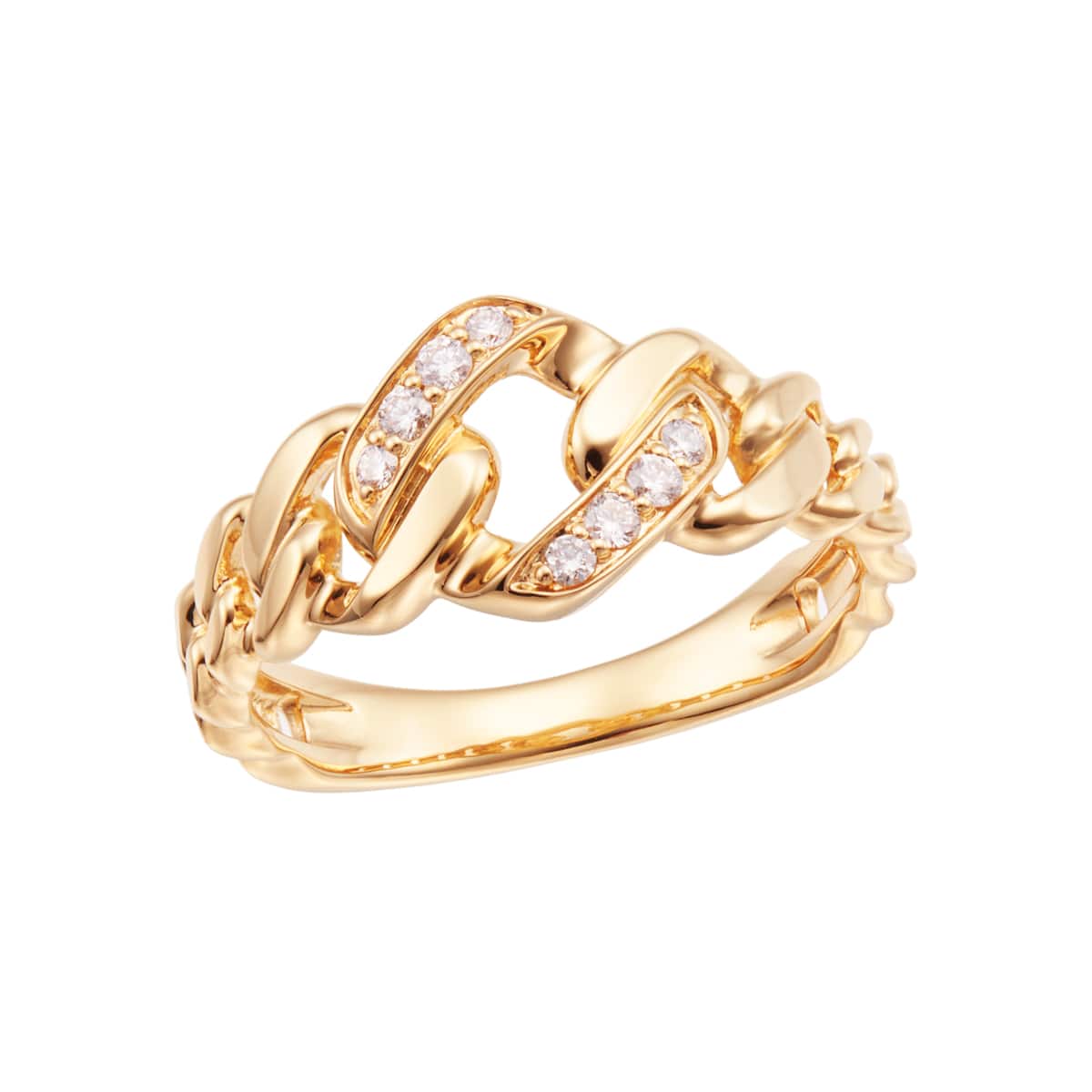 K18イエローゴールドダイヤモンドリング(RFR911-001)|TSUTSUMI