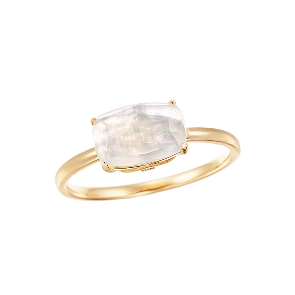 K10イエローゴールドグレームーンストーンリング(RFR549-001)|TSUTSUMI