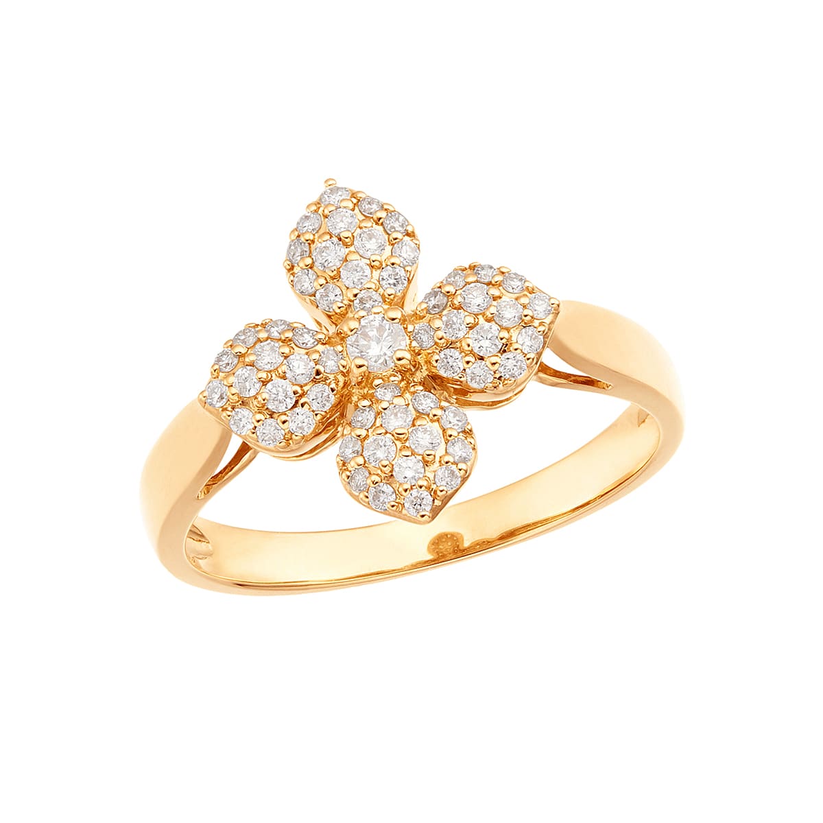 K18イエローゴールドダイヤモンドリング(LFR522)|TSUTSUMI（ジュエリー